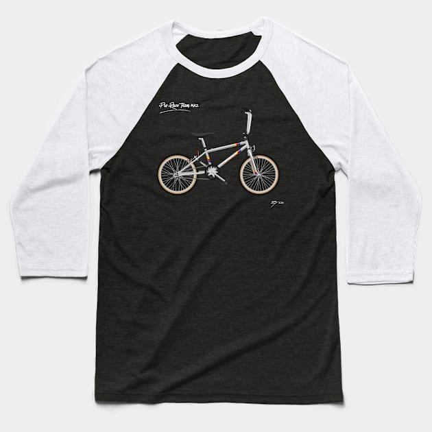 Raleigh Pro Race Team Mk 2 Baseball T-Shirt by Tunstall